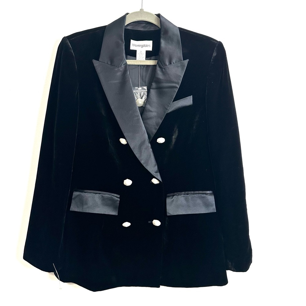Bloomingdale’s Velvet Tuxedo Jacket